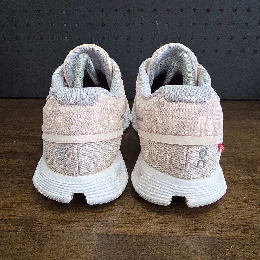 On Cloud Cloud 5 Running Shoes Women Size 10.5 Pink CloudTec Low Top Sneakers - Picture 4 of 11